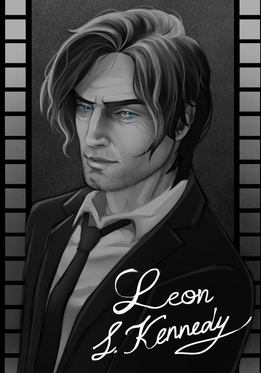 parawasper's tweet photo. i'm meeting leon kennedy's voice actor (nick apostolides) and i rly wanna draw him a leon! help me decide which version 🙏 here's some of my art

#REBHFun #LeonKennedy https://t.co/IU6Kw8tw3O