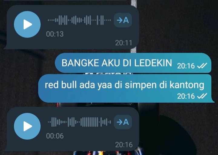aclbon's tweet photo. titik terendah gw sebagai fans redbull adalah di roasting bocah  ELU TAEK BGT COK @redbul https://t.co/XqSxuk76NM