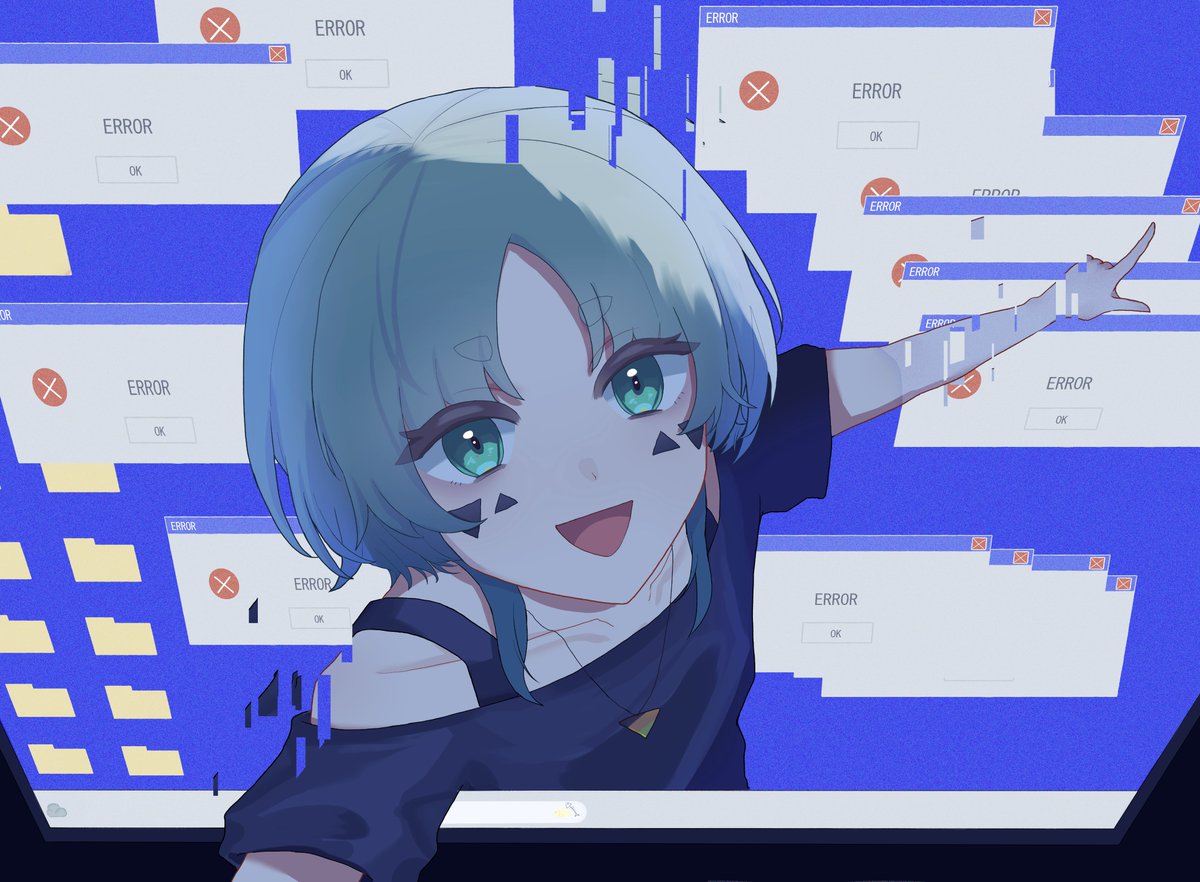 monoi_mono's tweet photo. お誕生日おめでとう🖥️🎉
#どぉ画 https://t.co/SKekuvTRko