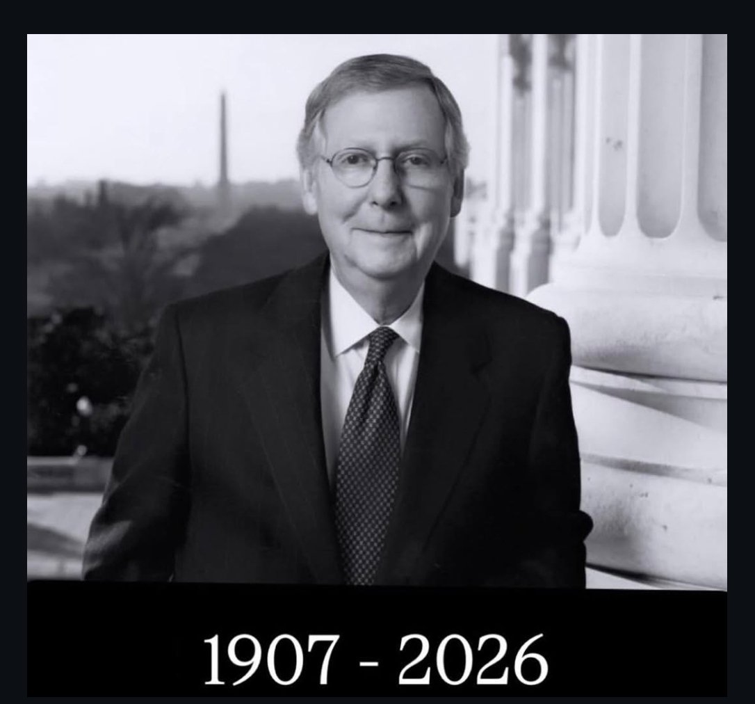FullOfGraceUS's tweet photo. Donald trump must come clean about mitch McConnell being dead so we can run a special election now. As protocol. Hiding a corpse for 3 weeks to rig a vote is election fraud.  That is election fraud at the highest degree. Wtf is wrong with republicans?  Sickos and weirdos. The whole bunch.