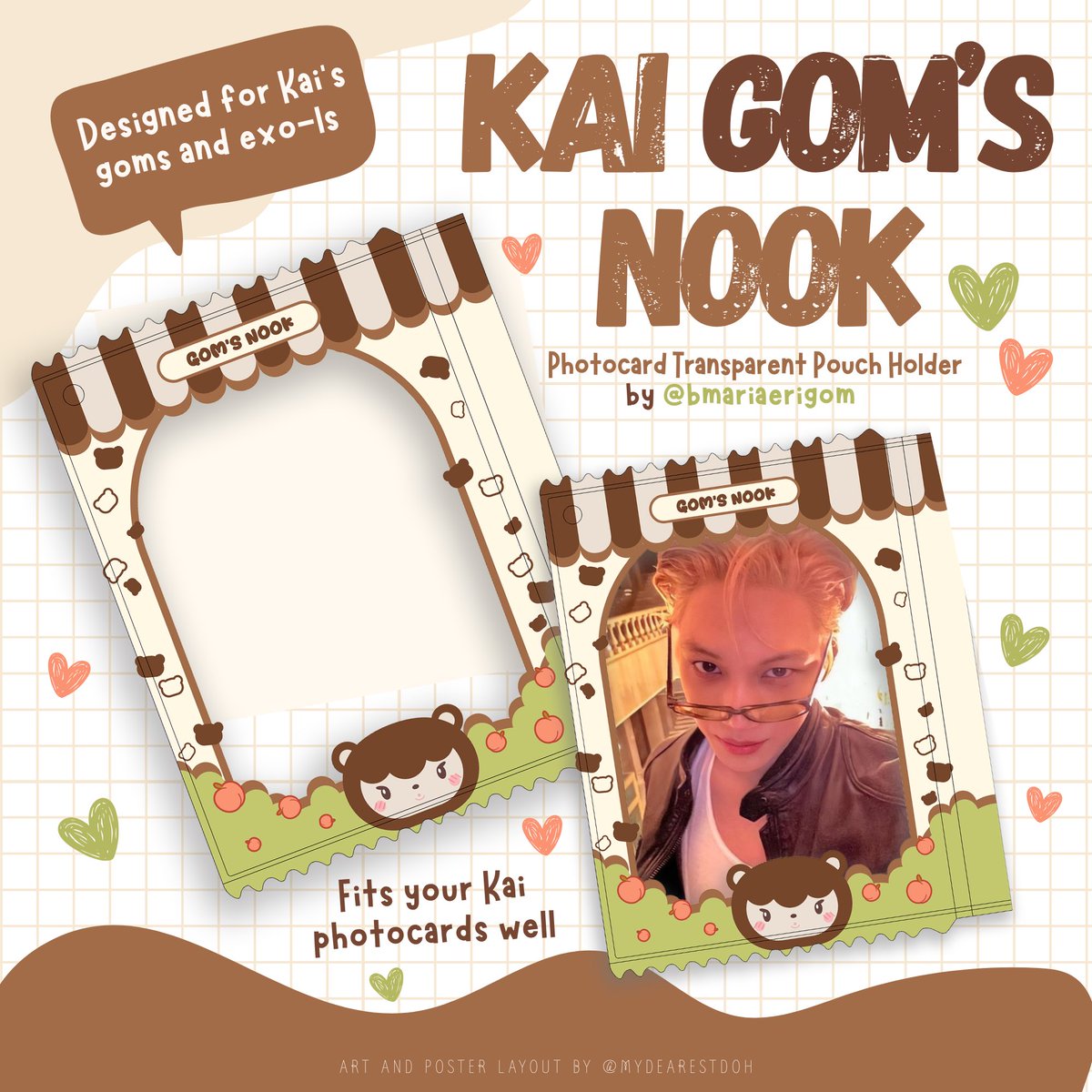 bmariaerigom's tweet photo. #MARIAESELLS WTS LFB BUDOL? BUDOL

Kai GOM’s Nook Transparent Pouch Holder 
PHP230 each 

DOO: July 15, 2026
DOP: 50% DP, rembal once onhand
Material: PVC
• PHP20 discount to first 10 buyers! 
• Can open overseas GO too & bulk orders
• Will post actual preview once sample items arrived

Designed for Kai’s goms and EXO-Ls, by @mydearestdoh 💛

DM to buy!
