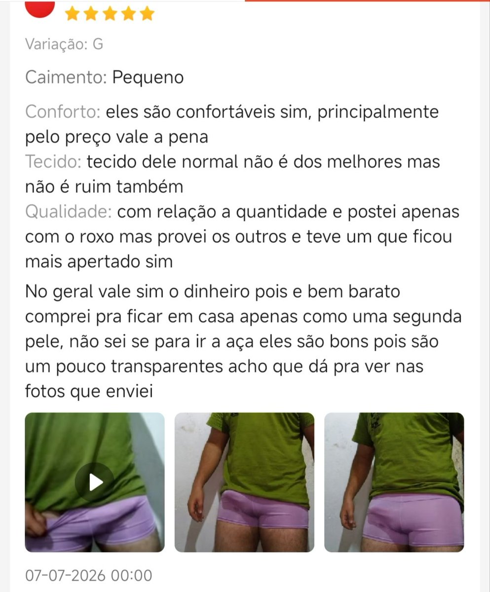novinho21yyy's tweet photo. Oq acharam da minha avaliação na shopee? Gostei muito desses shortinhos hehehe
Quem quiser ver a avaliação 👇🏻
https://t.co/BgNA98liUQ
#PINTOSAWARD
#brotheragem
#BRODERAGEM
#pig
#sebo
#fimose
#smegma
#goon
#gooner https://t.co/eI6A2cH7Vh