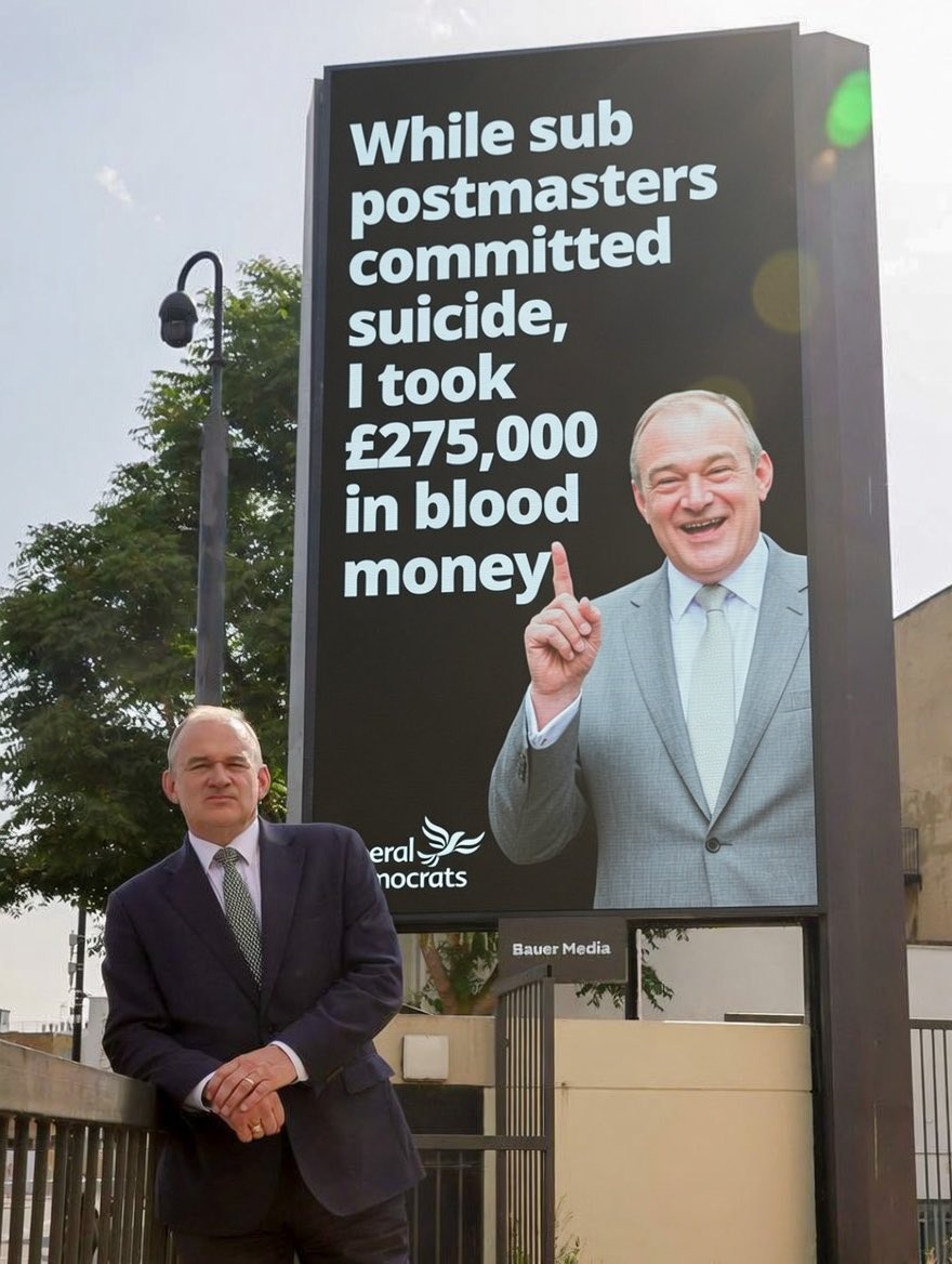 G_2_the_B's tweet photo. @EdwardJDavey You nasty piece of work https://t.co/1cIxeyKqff