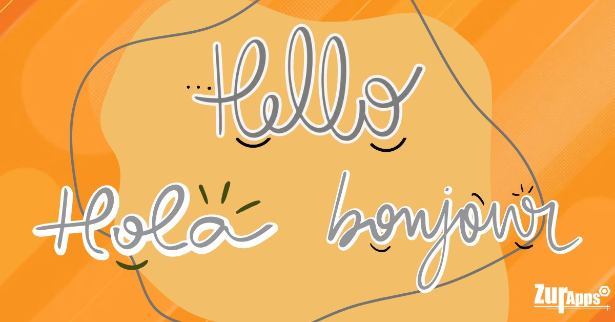 ZurApps's tweet photo. 👋 Bonjour! Hola! Hello! All of our apps are available in English, French or Spanish! 📱💻
✨ Check-out our apps today! 👉 https://t.co/QIRXtYIlrj
#mobileapps #fungames #ZurApps #ProductivityApps https://t.co/K7pmEiAW0l