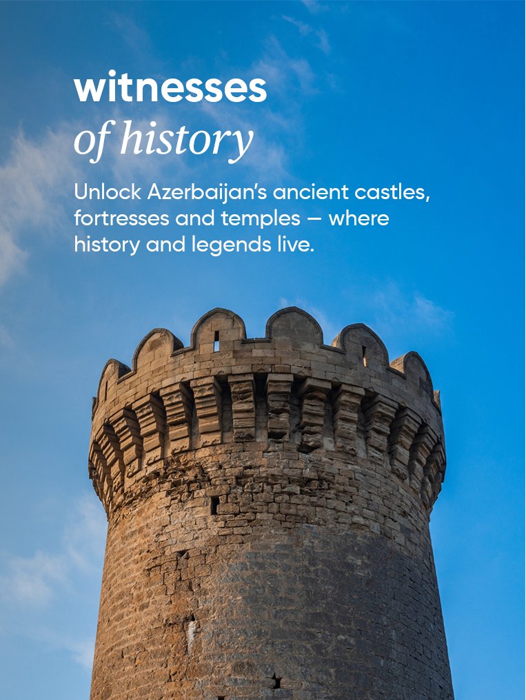 ExperienceAZE's tweet photo. In Azerbaijan, history lives beyond the pages.

Imagine climbing fortress walls that have watched over kingdoms for centuries, stepping inside ancient temples where civilizations once gathered, and wandering through medieval strongholds that still echo with stories of victory, resilience, and legend. Every stone carries a piece of the country's past, inviting you to slow down, look closer, and experience history where it happened.

Which landmark would you explore first? 🏰

Save this guide for your next trip to Azerbaijan and share it with someone who loves history, culture, and unforgettable journeys.

For more information, visit https://t.co/RsJHmYUhUj ❤️

#historicallandmarks #azerbaijantravel #azerbaijan #experienceazerbaijan