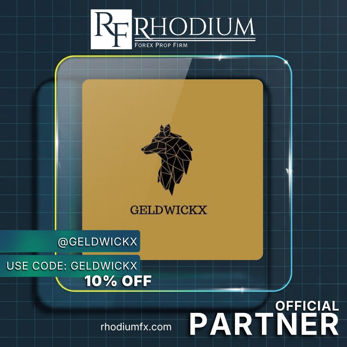 geldwickx's tweet photo. Hello Traders ☀️

We’ve officially partnered with @rhodium_fx 🤝

Get 10% OFF on your account using code: GELDWICKX ‼️
⏳ Valid till 10th July only
Start trading with an edge 👇
https://t.co/wgtGMCTwqR

Let’s grow together 💙 https://t.co/8Bj8kITyH2