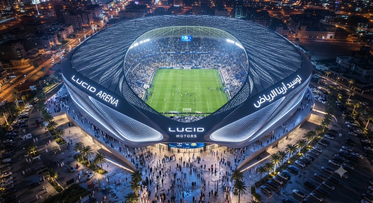 lpp7m's tweet photo. فكرت ماذا لو : لو صار فيه ملعب باسم لوسيد في الرياض، تتوقعون بيكون أرهب ملعب في العالم https://t.co/YKe4MBfnkR