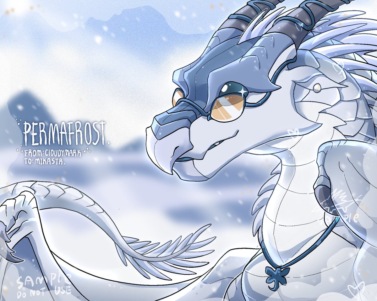 Cloudy_MarkLLL's tweet photo. ❄️❄️❄️Permafrost
revenge for mikaSTR
#Wingsoffire #wingsoffire #wof #artfight2026 https://t.co/uXkJRAvDe5