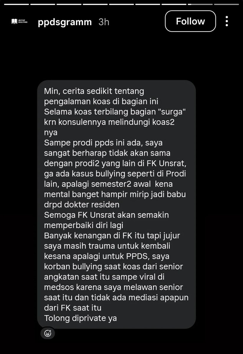 txtdarijasputih's tweet photo. Sebuah testimoni peserta didik di @unsrat1961 dan pelayanan di RS saudara jauh presiden @KemenkesRI https://t.co/GhKGMriJWX