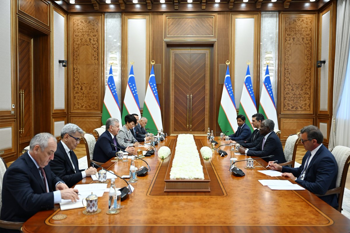 Shavkat Mirziyoyev's Press-service tweet media