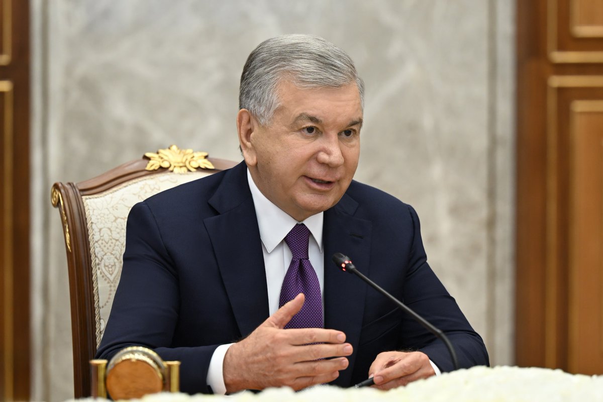 Shavkat Mirziyoyev's Press-service tweet media