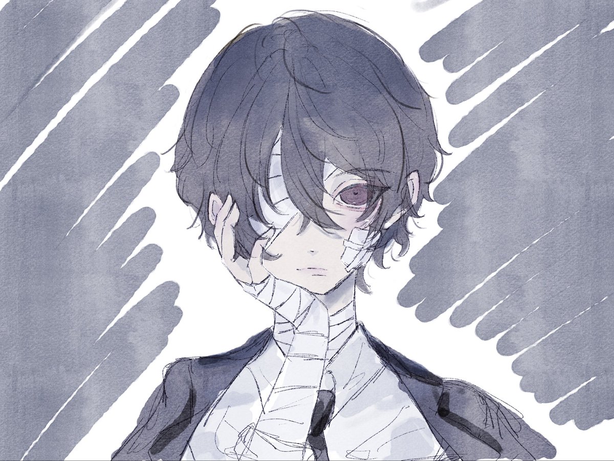 M5hpk's tweet photo. 落書き太宰さん

#文スト　#イラスト https://t.co/hXL1rQmxkP