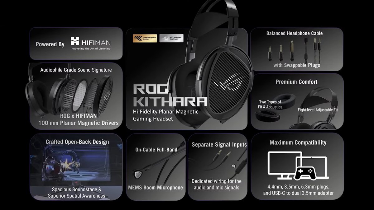 noixdecitron's tweet photo. Si vous cherchez un excellent casque audio pour tous les usages mais en particulier pour le gaming, bonne nouvelle ! Le Kithara de @ASUS_ROG_FR profite d'une promo + d'un cashback !

- Casque conçu avec HIFIMAN pour la partie audio
- Haut parleur magnétique planaires de 100mm
- Réponse en fréquence ultra large de 8 à 55 kHz
- Casque ouvert et coussins en velours et similicuir 
- Embarque un microphone MEMS détachable
- Compatible avec les DAC et périphériques audio
- Fourni avec un certificat de signature sonore

Commercialisé à 319,95€, il est aujourd'hui disponible à 285€, auquel s'ajoute un cashback de 35€ pour descendre son prix à 250€, soit 69€ d'économies et sans concession !

La période du cashback termine le 12 juillet alors ne tardez pas ! Il est dispo juste ici 👉 https://t.co/V50NZok4w2