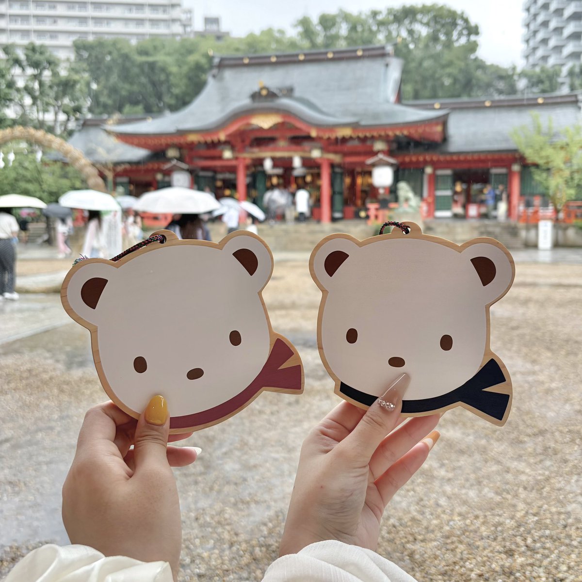 ruisenT_T's tweet photo. 生田神社さんのかわいい絵馬🐻‍❄️
お友達とライブ当選/成功祈願してきました⟡.· https://t.co/DcKZZs2WAv