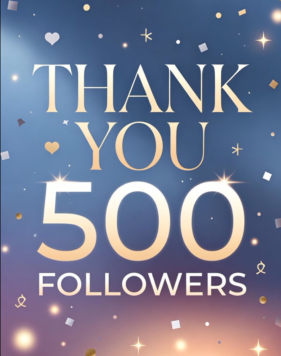 0xMayaj's tweet photo. Just hit 500 followers
Thanks a lot everyone
#500follower https://t.co/QMTgAaDU5F