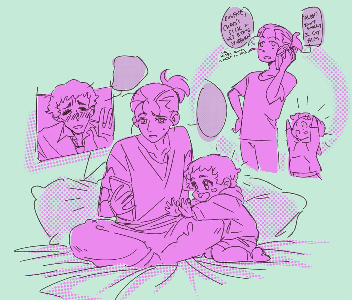 Glass3Heart's tweet photo. work-wife Eugene making sure Chad gets that rest when away from home 
#yamachad https://t.co/HepOsaNtnD