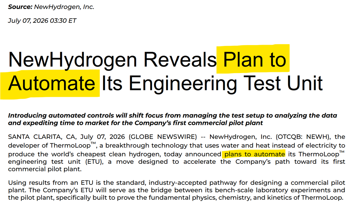 KeithDPatch's tweet photo. #Engineering101
NewHydrogen @newhydrogen, née @bio_solar, has made its second pivot—to thermochemical hydrogen.
They plan to automate their Engineering Test Unit #ETU.
Cute. I was automating ETU fluidized-bed systems with analog PID controllers…in 1980.
#SMDH #NBD #hydrogen #H2 https://t.co/ABHi1k4CY9
