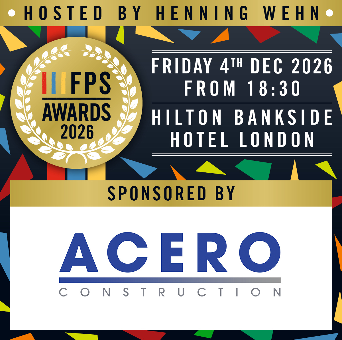 FPS_Piling's tweet photo. We’re pleased to welcome Acero Construction as Sustainability Award Sponsor for the FPS Awards 2026, recognising practical carbon reduction and positive environmental action across the sector. 

Thank you for your support: https://t.co/7WT2ZJTUpj https://t.co/NHjqeE9mVQ