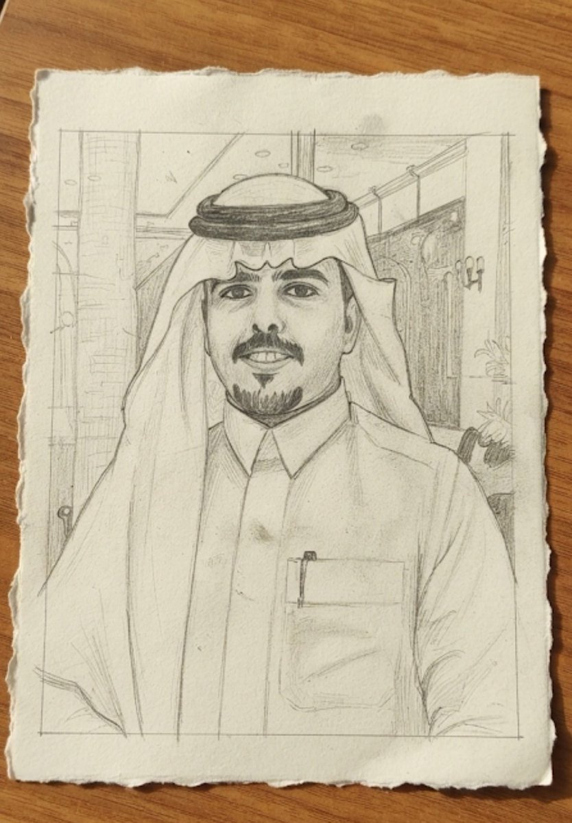 FaoziahM's tweet photo. @yahya_sh133 تشرفت برسم لوحه فنيه الاستاذ يحيى الضويلي  
 يارب يشوفها وتنال اعجابه.
وا يجبر بخاطري  هديه بسيطه 💰🌺 https://t.co/twc1mp0gOz