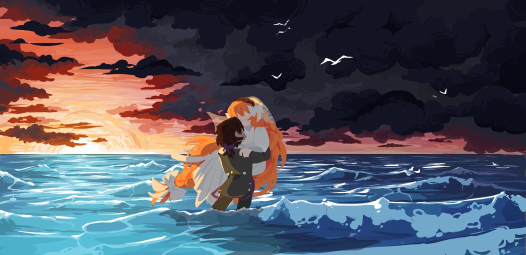 TridenOpMoth's tweet photo. day 7 - Thunder \ Sea
Their happy day 
(So screw it, let me enjoy this I rarely get to draw crap like this, i mean wedding)
#LCB78 #每日一78 #HEATHMAELWEEK #LimbusCompany https://t.co/DdkdTSb7Sl