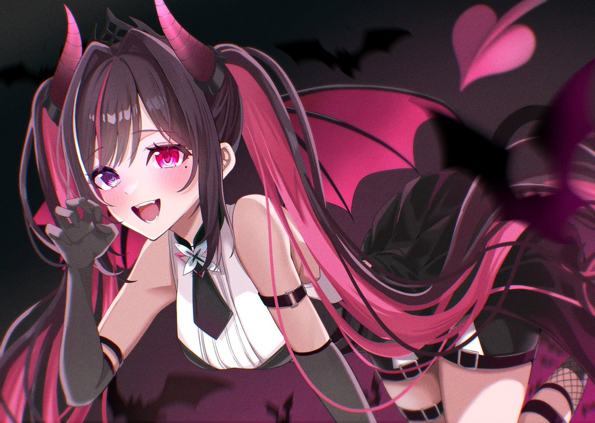 96_YTilulu's tweet photo. 「悪いことしちゃおっかな～！」
 #AZKiART https://t.co/Kr2TXqseet