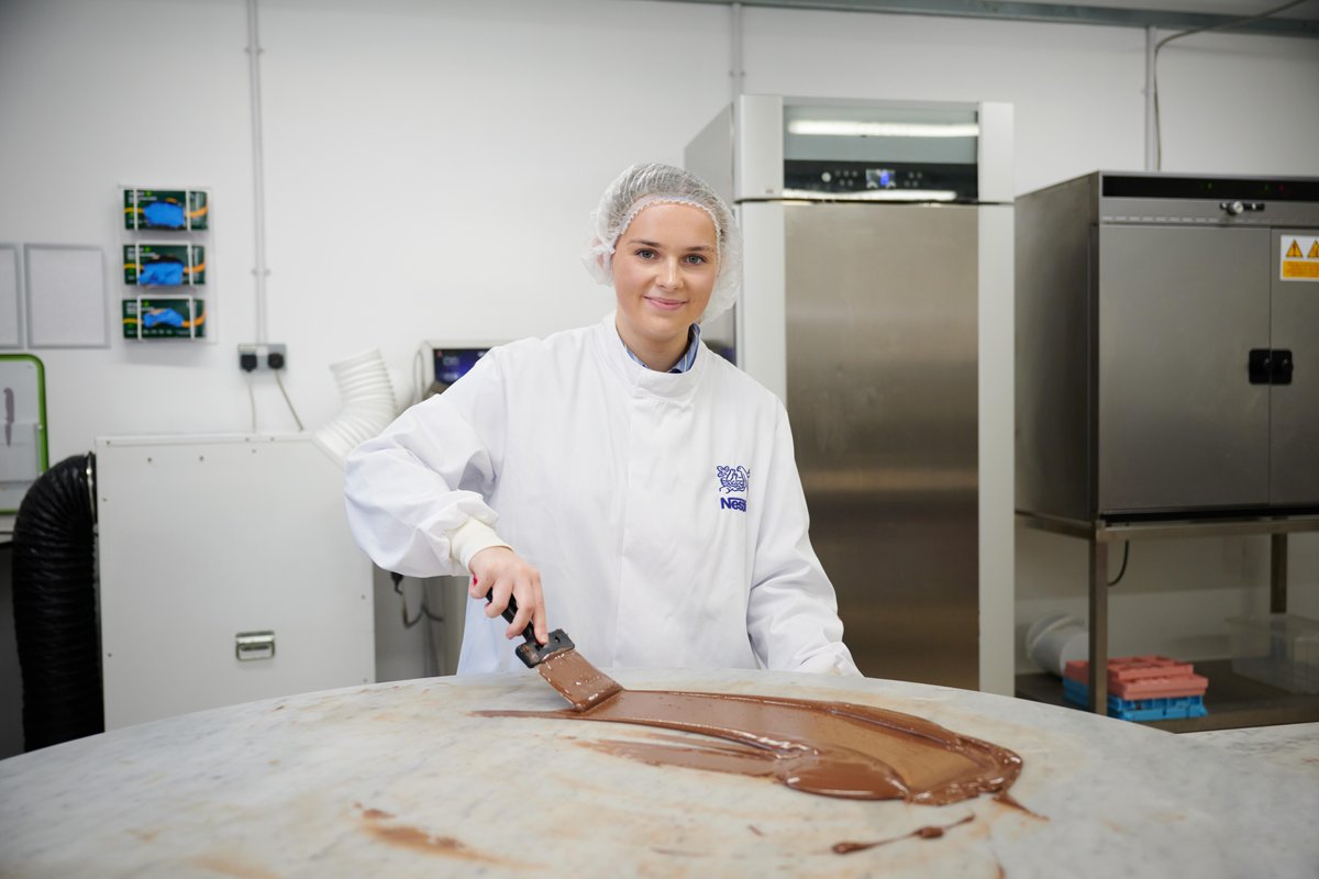 NestleUKI's tweet photo. It’s not just made in Britain, it’s Made by Britain 🌍

Behind your cup of Nescafé or break with a KitKat, there’s a person, a place and a story that’s proudly made here, in Britain.

From a family farm in Cumbria, coffee experts working in sub-zero temperatures, confectioners dreaming up your next favourite product, to the team making sure surplus food finds a home with those who need it most. 

Swipe through to meet just a few of the faces behind the brands you know and love.

#MadeByBritain