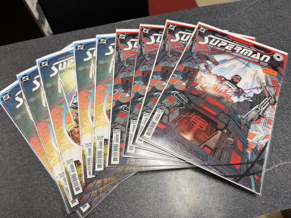 CoffeeHeroes1's tweet photo. We also got our restocks in of the first two issues of the excellent Superman - Father of Tomorrow by @KenBlakePorter &amp; @dannyearls16 

This is our third restock as we keep selling out! Not too surprising given how awesome it is…

#comics #coffee #Belfast #Superman #Elseworlds https://t.co/xpKUZW4J8Z