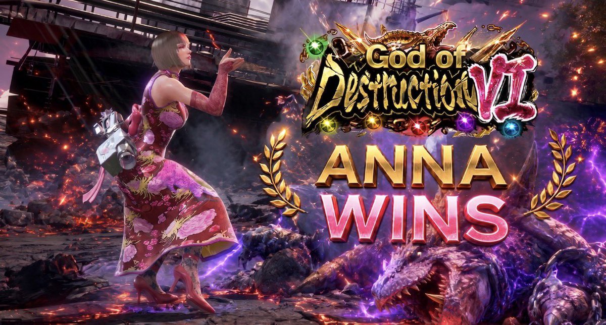 Tekken7_God's tweet photo. God of Destruction VI has awakened. 🐉🔥Law was just another obstacle on the path to greatness. Now there’s only ONE Dragon Ball left… and then I’ll make my wish to infinity. ♾️

#Tekken8 #TEKKEN #AnnaWilliams #GodOfDestruction #FGC #RoadToInfinity #DragonBall #Gaming #Ranked https://t.co/qwYS14OjnE