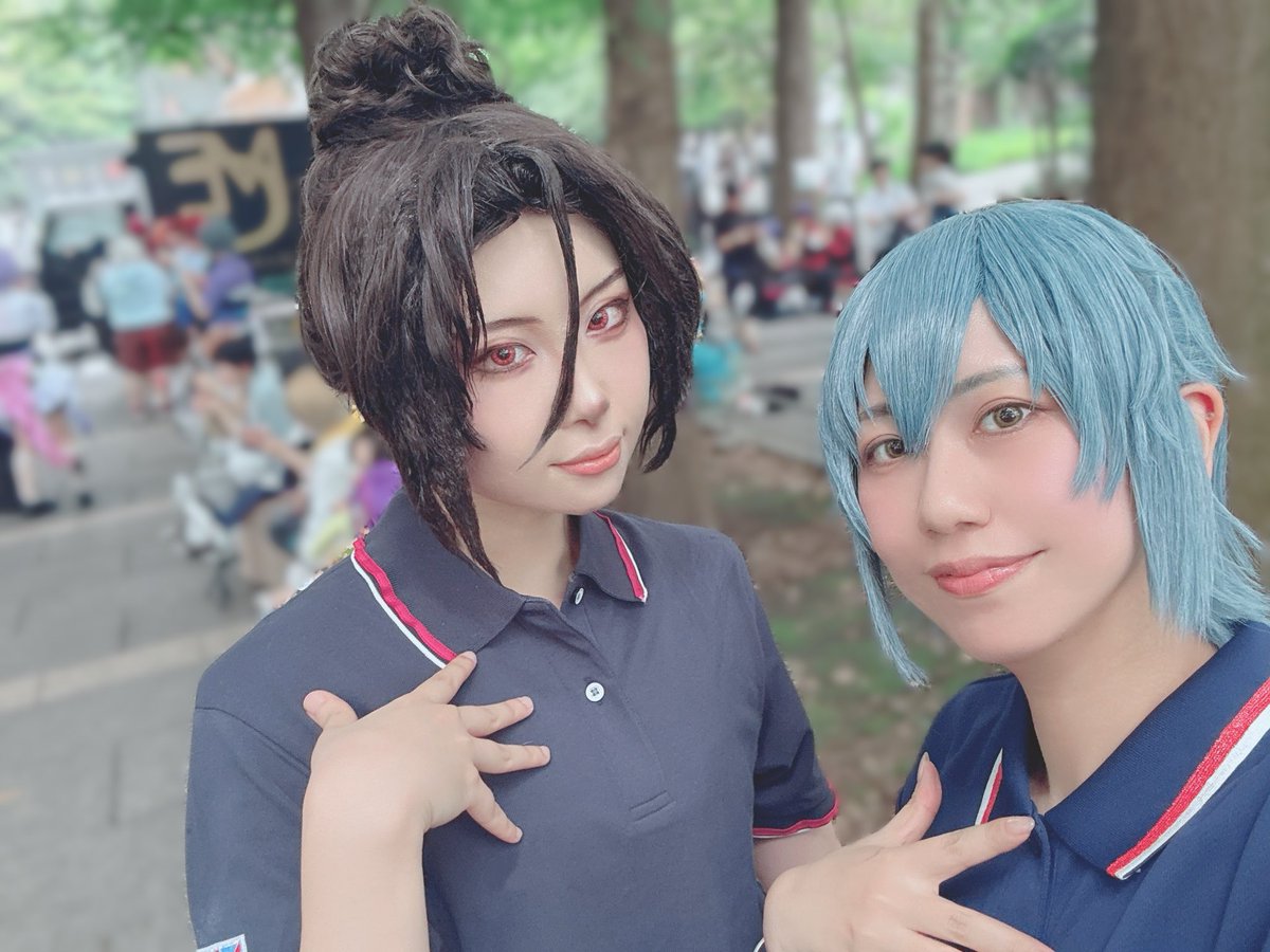 cos_mtg's tweet photo. cos/mhyk
🍻HUBコラボ衣装🍷
同じ職場でした☺️
🍴@mnmr264 
 #アコスタ池袋ㅤㅤㅤㅤㅤㅤ https://t.co/H8tjW2digB