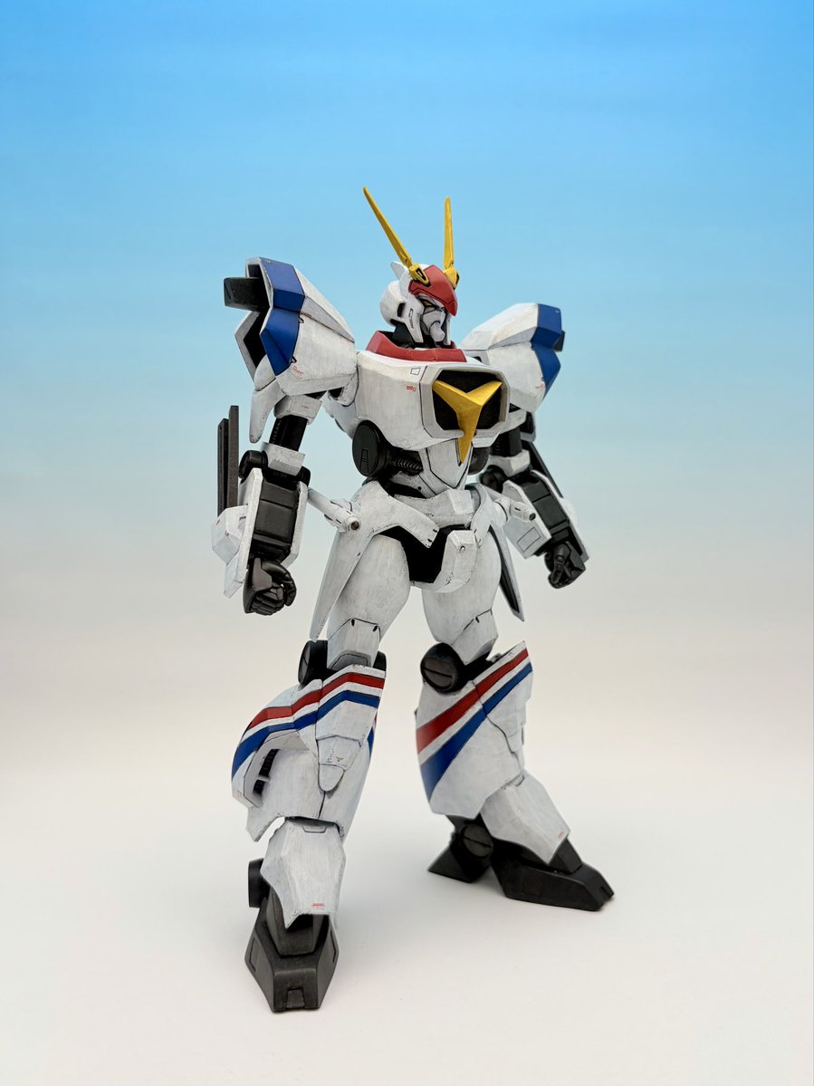 KMfDM_z13's tweet photo. コトブキヤ
フルギャラント リコレクション
1/100 ドラグナー

このドラグナー、Ｘ（Twitter）で完成品見た事ないので貴重だと思っております。

塗装中のBGMはdアニで本編垂れ流しで作業してました。
たぶんちゃんとストーリー追って観たのは初めて。

#コトブキヤ
#ドラグナー
#筆塗り

↓以下続く https://t.co/a2J3VtviGq