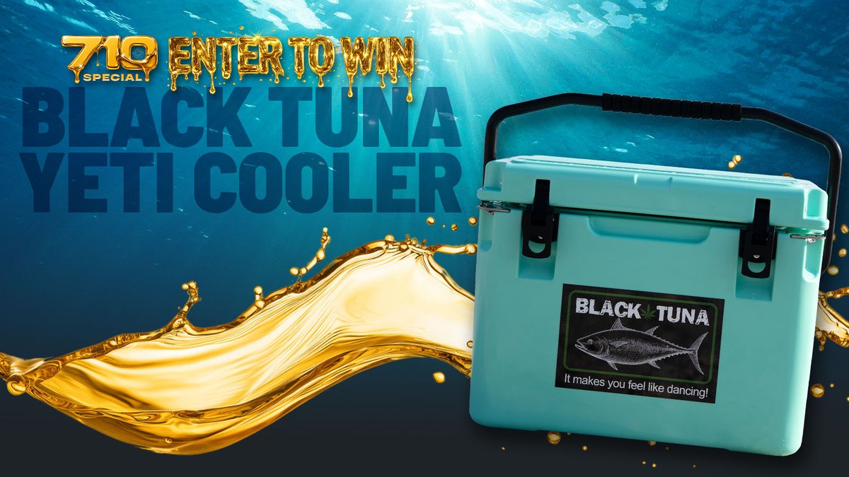 Trulieve's tweet photo. Reel in a custom Yeti cooler, as we celebrate Black Tuna for 710! Get hooked up by entering below and stop through your local Trulieve today 🐟

HOW TO ENTER:
7️⃣ Follow @Trulieve + @blacktuna420
1️⃣ Like this post
0️⃣ Repost

Full Rules: https://t.co/JFMOR1vkPg https://t.co/csdC4krKe5