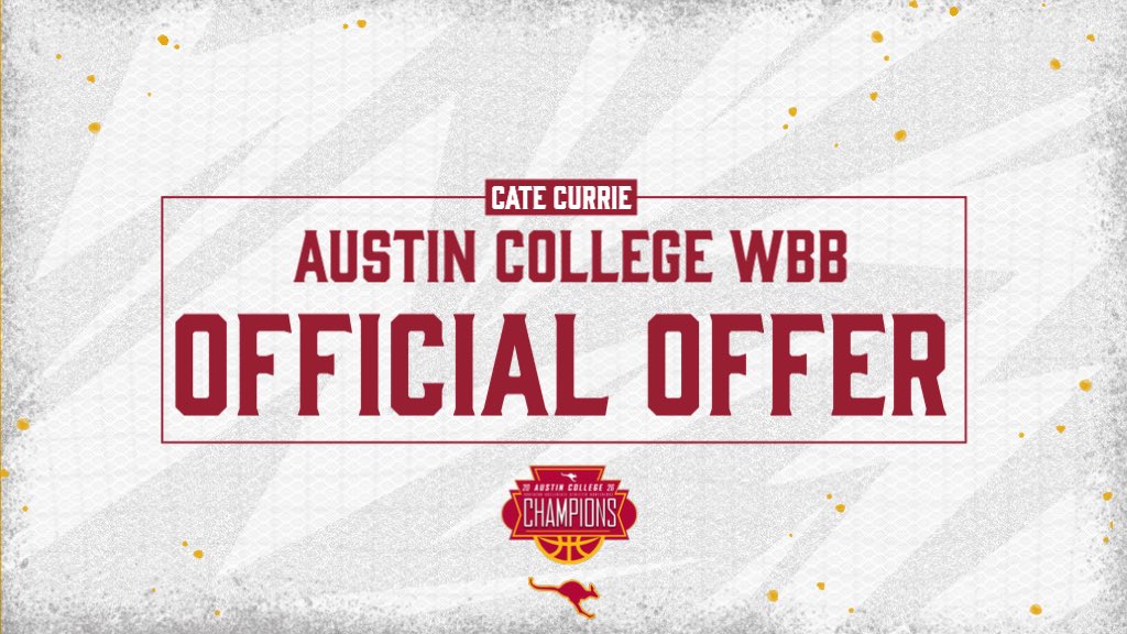 CatelynCurrie's tweet photo. After a great talk with Coach Hunt yesterday, I’m blessed to receive an offer to play basketball at Austin College. @roos_hoops Excited for what’s ahead! https://t.co/FBYkPOzlqr