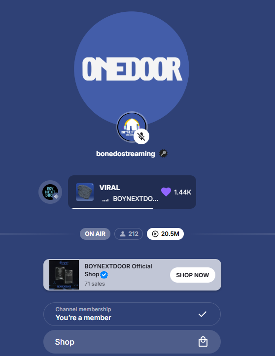 bndonspotify's tweet photo. Drop your proofs of streaming BOYNEXTDOOR in Stationhead, and tag 3 oomfs to drop proofs while encouraging them to join too!

💡Tip: As iPhone users, you can both stream in Spotify and Stationhead together!

📍Join Stationhead: https://t.co/W5W5fWUQUq
🎯Goal: 250 listeners https://t.co/H3CX09OUPD