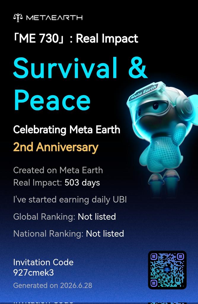 AtifMahsud's tweet photo. 「ME 730」: Real Impact I’ve started earning daily unconditional basic Income and helping more people do the same. Create your impact with us and win up to $20,000 in rewards! Join here: #ME730 ... Read more:
https://t.co/dVzSJxcdaW https://t.co/6NaXkNw18M