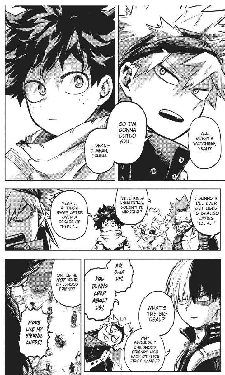 wonhaebunny's tweet photo. bkg calling deku his eternal curse is so romantic to me what’s going on here 😭⁉️ https://t.co/qtx9AJ302a