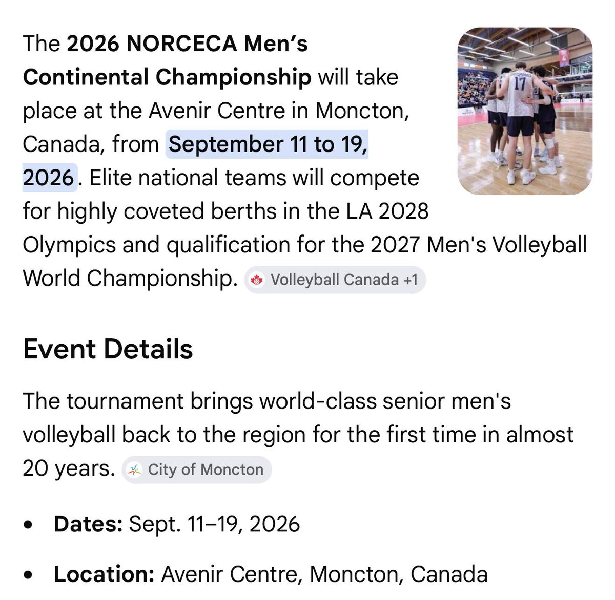 theoldyogi2's tweet photo. ทีมบ๊วย Cuba และรองบ๊วย Canada จะไปชิงตั๋วอลป LA 2028 ในศึก NORCECA (กันยา 26 ) หลัง VNL ปีนี้ค่ะ = 1 ใน 2 ทีมนี้จะได้ไปอลป 100 % เพราะ USA ซึ่งเป็นเจ้าภาพไม่ต้องชิงตั๋ว https://t.co/awvsgbjN0b