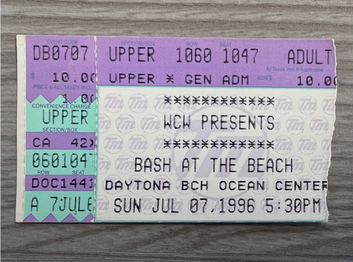 PRyanTexas's tweet photo. My childhood officially ended 30 years ago today when my hero @HulkHogan became a bad guy. 

Life was never the same 

Here is a ticket in my collection from that infamous night - it’s since been slabbed by PSA - these are pretty rare

 https://t.co/8KGB3cGHpS https://t.co/A2NwDDaOl8