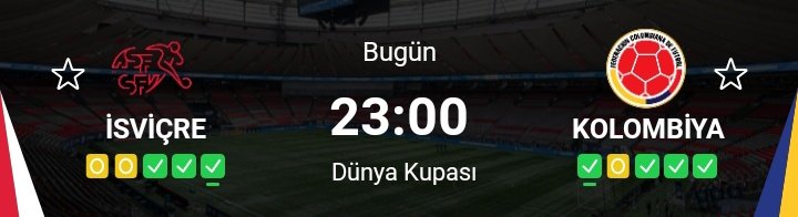 DonBaggioo's tweet photo. 🇨🇭 İsviçre ⚔️ Kolombiya 🇨🇴

📊 İdeal Tercih: Dep 4.5 Üst Korner
⚡ Riskli Tercih: Deplasman Uzatmalarda Kazanır
🎯 Skor Tercihi: 0-0 / 0-1 https://t.co/2UhPwqlwEw