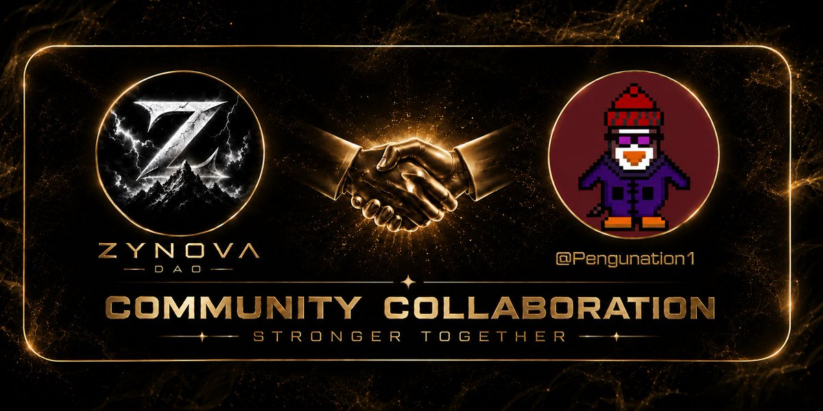 ZynovaDAO1's tweet photo. We are excited to announce our collaboration with @Pengunation1 🤝

In Pengu Nation, 3333 pixel penguins aren’t just PFPs and Free mint on ETH.

Join our discord! https://t.co/OKONjfWixH