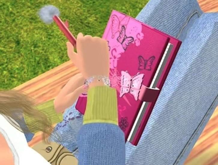 dreamyyarchive's tweet photo. barbie's diary https://t.co/B7XilDGWDo