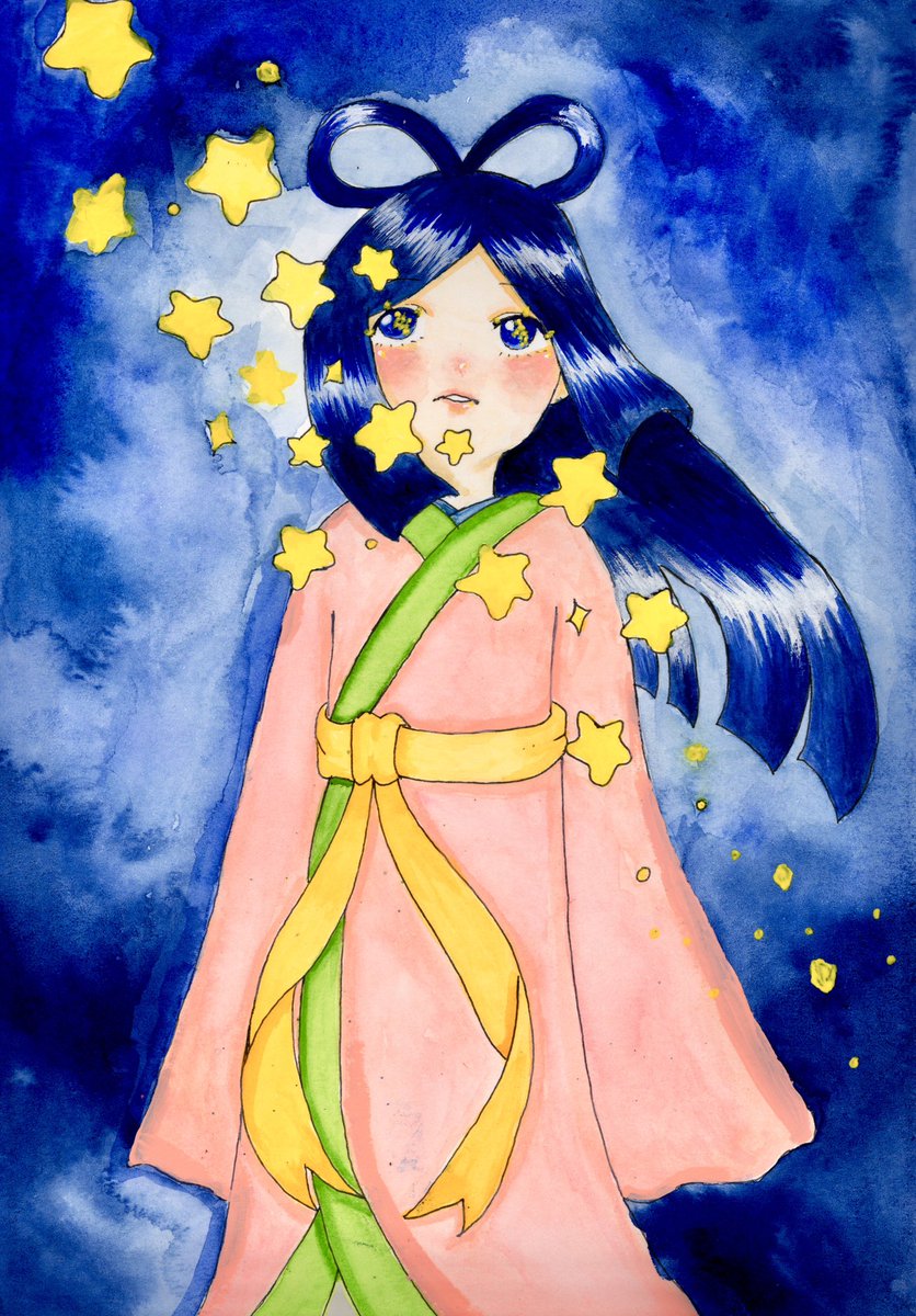 pariset888's tweet photo. #七夕  #illustration #イラスト https://t.co/Zhw7s3UNWq