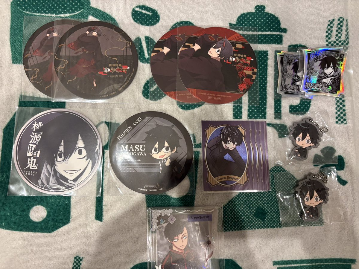 _muguete_'s tweet photo. 【桃源暗鬼　交換　譲渡】

【譲】
淀川
(他の特典系は別ポストに出してます)

【求】
TSUTAYA特典(画像3枚目)
定価+送料

譲渡の場合同数〜倍数他キャラ抱き合わせ
物により条件異なるためお問い合わせください https://t.co/drUDV2ZsKw