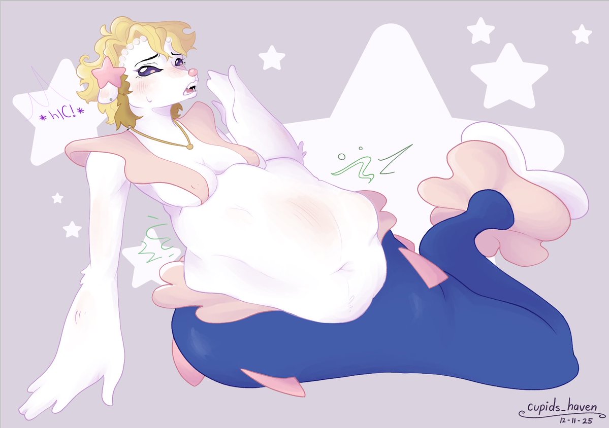 cupids_haven's tweet photo. // hiccups , vore

figured i should post this here; naru as an anthro who seems to have gone a little overboard with her feasting （ ＾ν＾） https://t.co/wLOAooAGfD