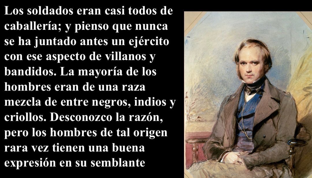 jmrosas1845's tweet photo. El segregacionismo de 🇺🇸 tiene un solo origen: 🇬🇧 

Así describió Charles Darwin a los argentinos en 1833. Es una traducción literal de su diario de viajes en el HMS Beagle de 1838: https://t.co/5L1wFDJ3MC