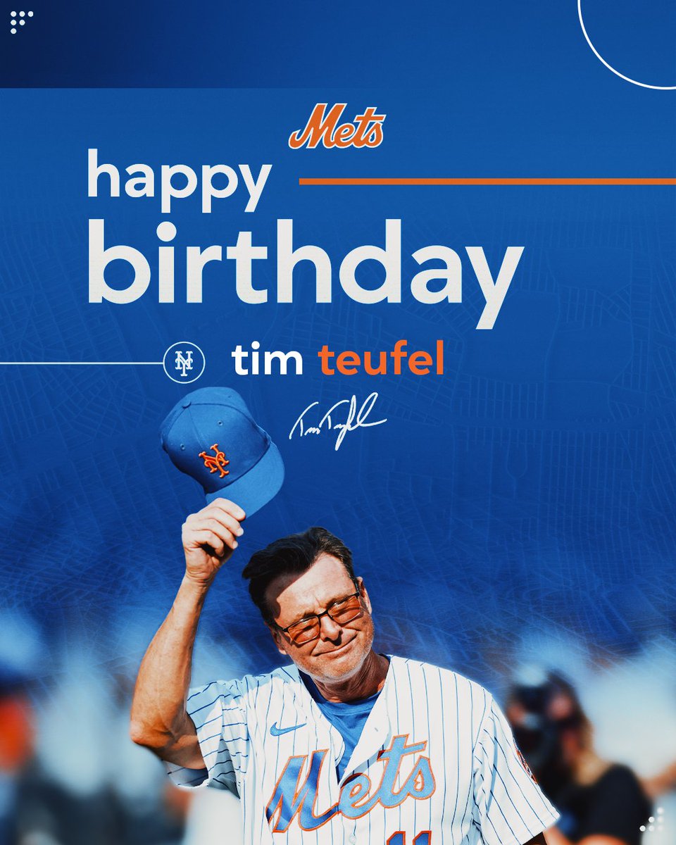 Mets's tweet photo. Happy birthday, Teuf! 🎉 https://t.co/9kIvcIFW3H