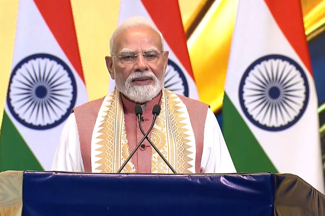 BJP4India's tweet photo. Whether it is the tradition of floating miniature boats made from banana bark on the Mahanadi, the staging of the Mahabharata through Wayang Kulit, or the worship of Dewi Sri, every tradition reflects the enduring cultural connection between India and Indonesia. The history of this bond is as ancient as it is rich.

- PM @narendramodi
