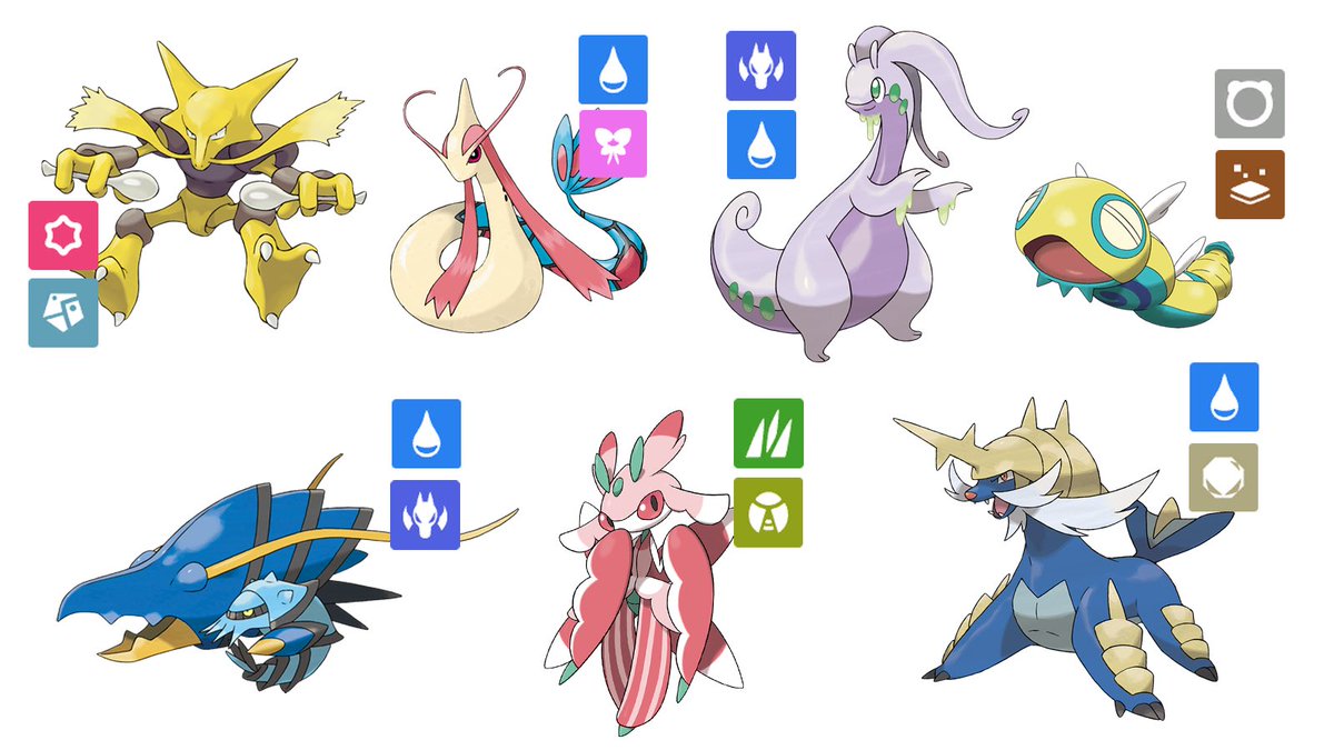 Liskaarm_'s tweet photo. Pokemon types that pokemon should have !!! https://t.co/mr6iqWJ6td