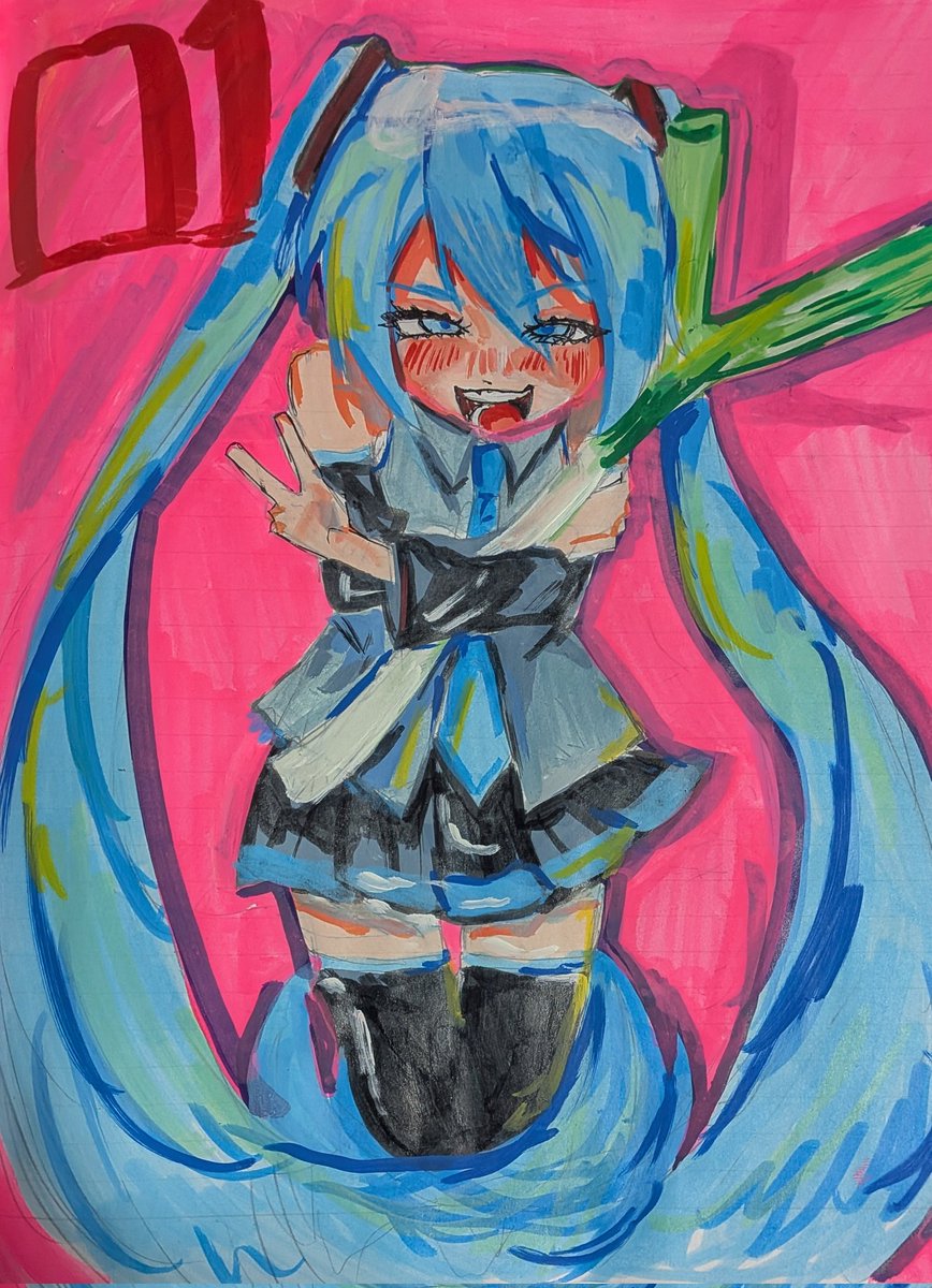 yun0_000's tweet photo. みくちゃ

 #初音ミク  #イラスト https://t.co/gbAMDb2Y8J