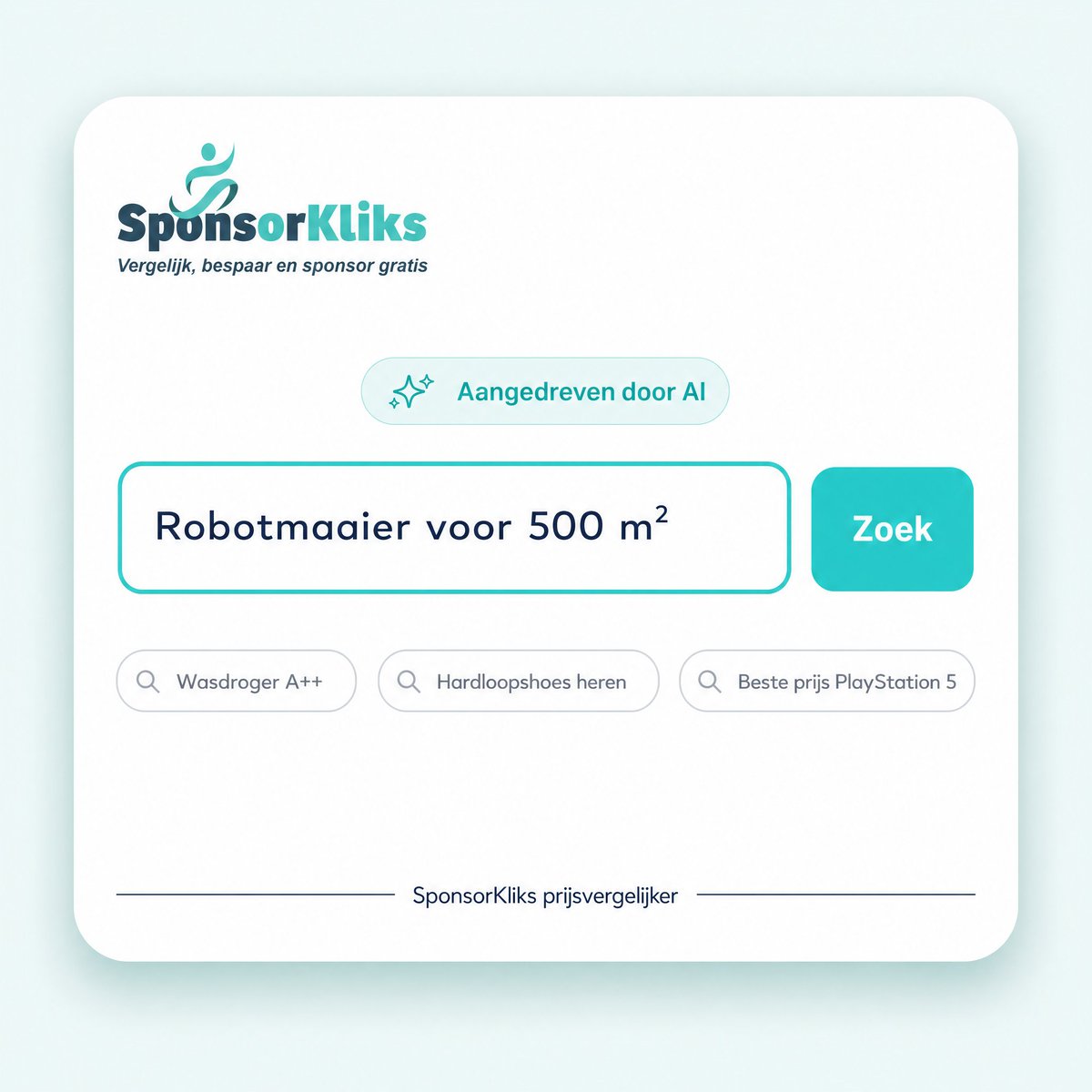 SponsorKliks's tweet photo. Van 10 tabbladen naar 1 zoekopdracht. Onze AI-prijzenvergelijker vindt in seconden de beste deal. Probeer het zelf → https://t.co/ScZBQv2nAB https://t.co/rOD332kqXs