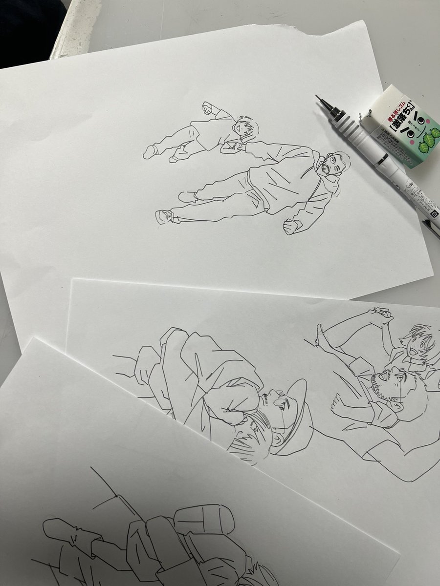 kitagawa_sho's tweet photo. 毎年この時期になるとホットマンのキャラクターを原画展のために描くのだが、連載終了から既に25年以上経つし、自分の中ではキャラも私と一緒に歳をとってゆくイメージなので本来なら七海もいいお母さんだろうな、と思いつつ描くのは当時の姿…うむ。

それでは皆さんおやすみなさい🌙 https://t.co/SFkEXuBhyx